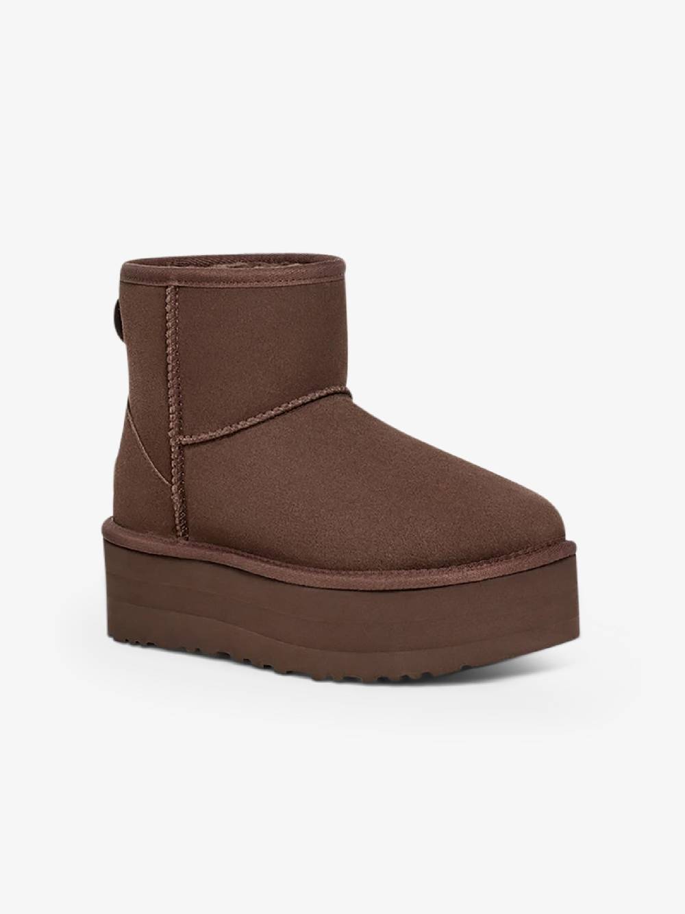 UGG Stivali Con Plateau Classic Mini 1134991 Donna Marrone