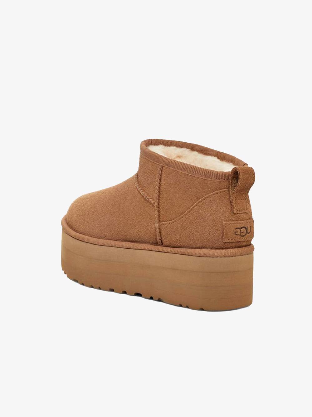 UGG Stivali Con Plateau Classic Ultra Mini 1135092 Donna Beige