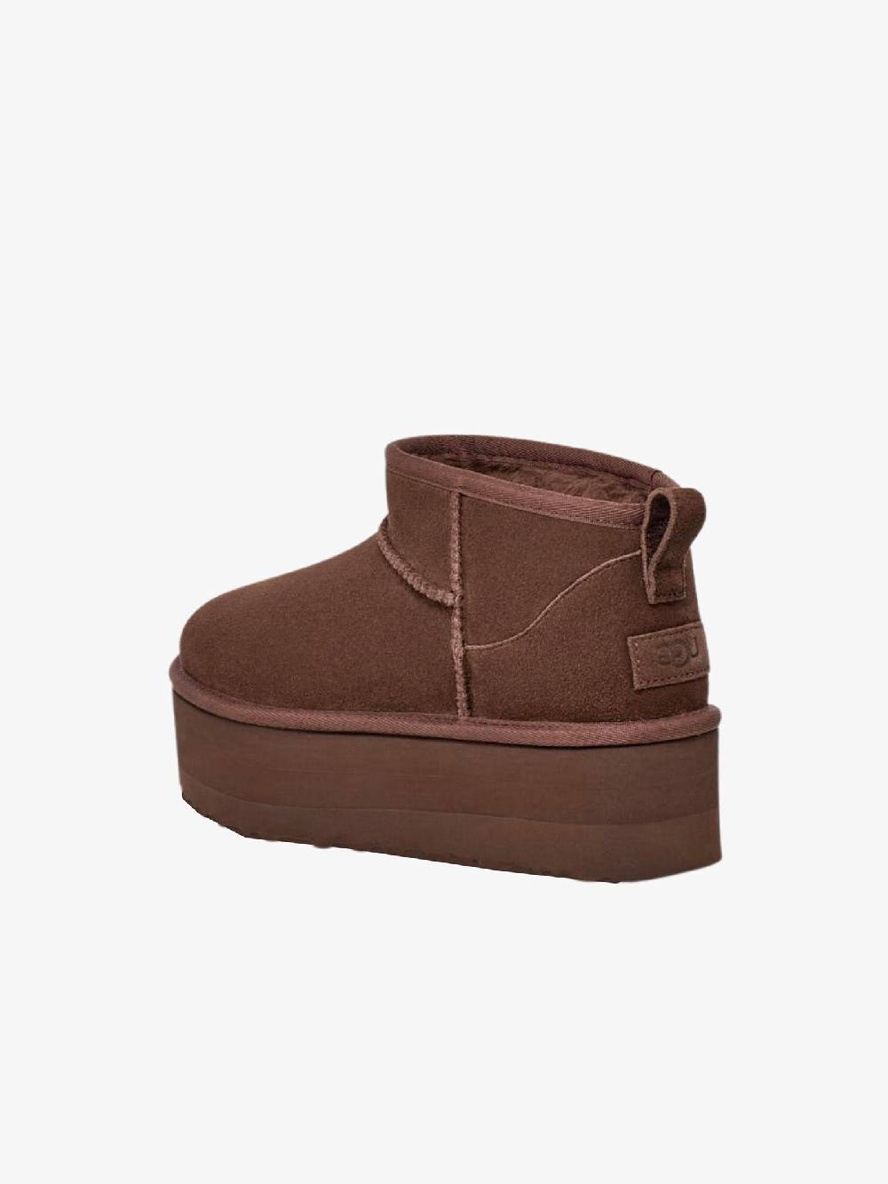 UGG Stivali Con Plateau Classic Ultra Mini 1135092 Donna Marrone Scuro