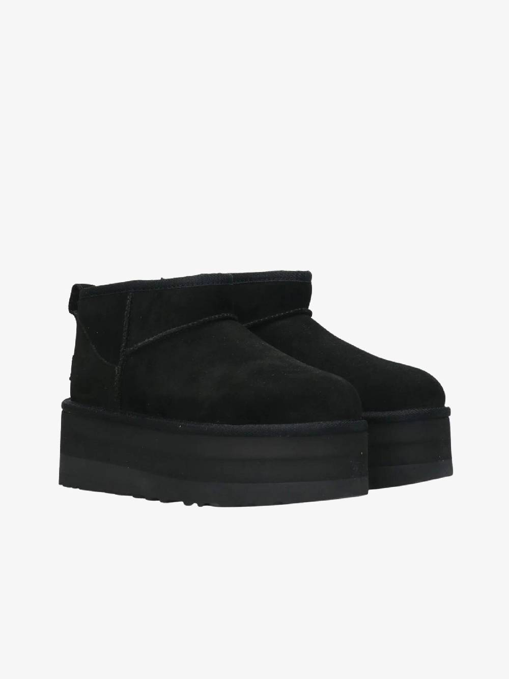 UGG Stivali Con Plateau Classic Ultra Mini 1135092 Donna Nero