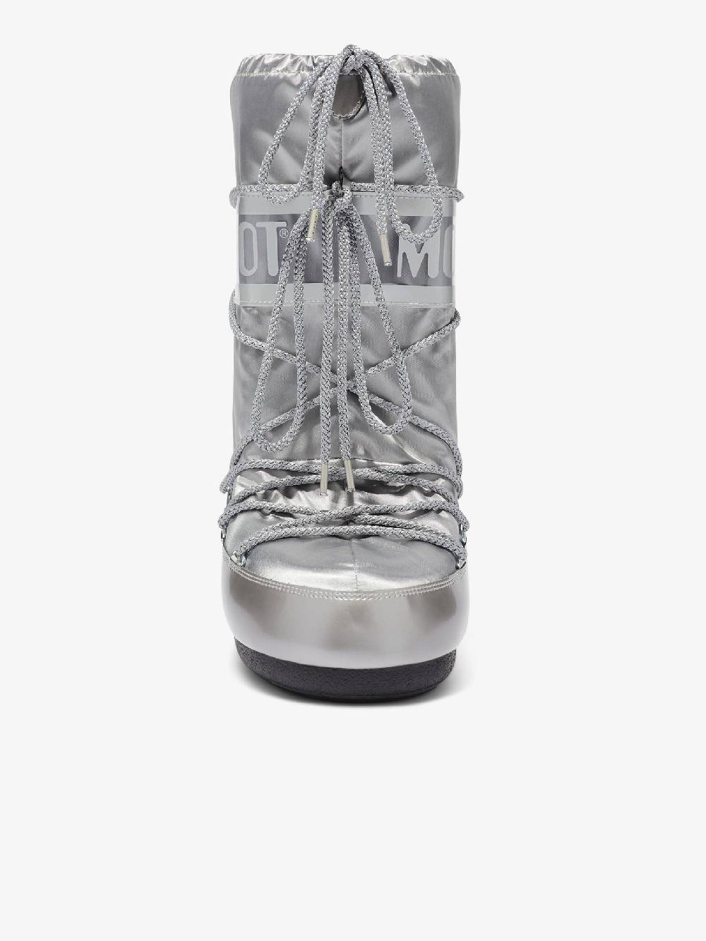 MOON BOOT Stivali Icon Glance Donna In Raso 002 Argento