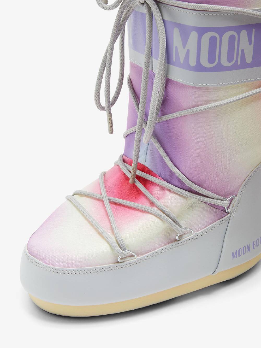 MOON BOOT Stivali Icon Tie-Dye Donna 002 Ghiacciaio Grigio