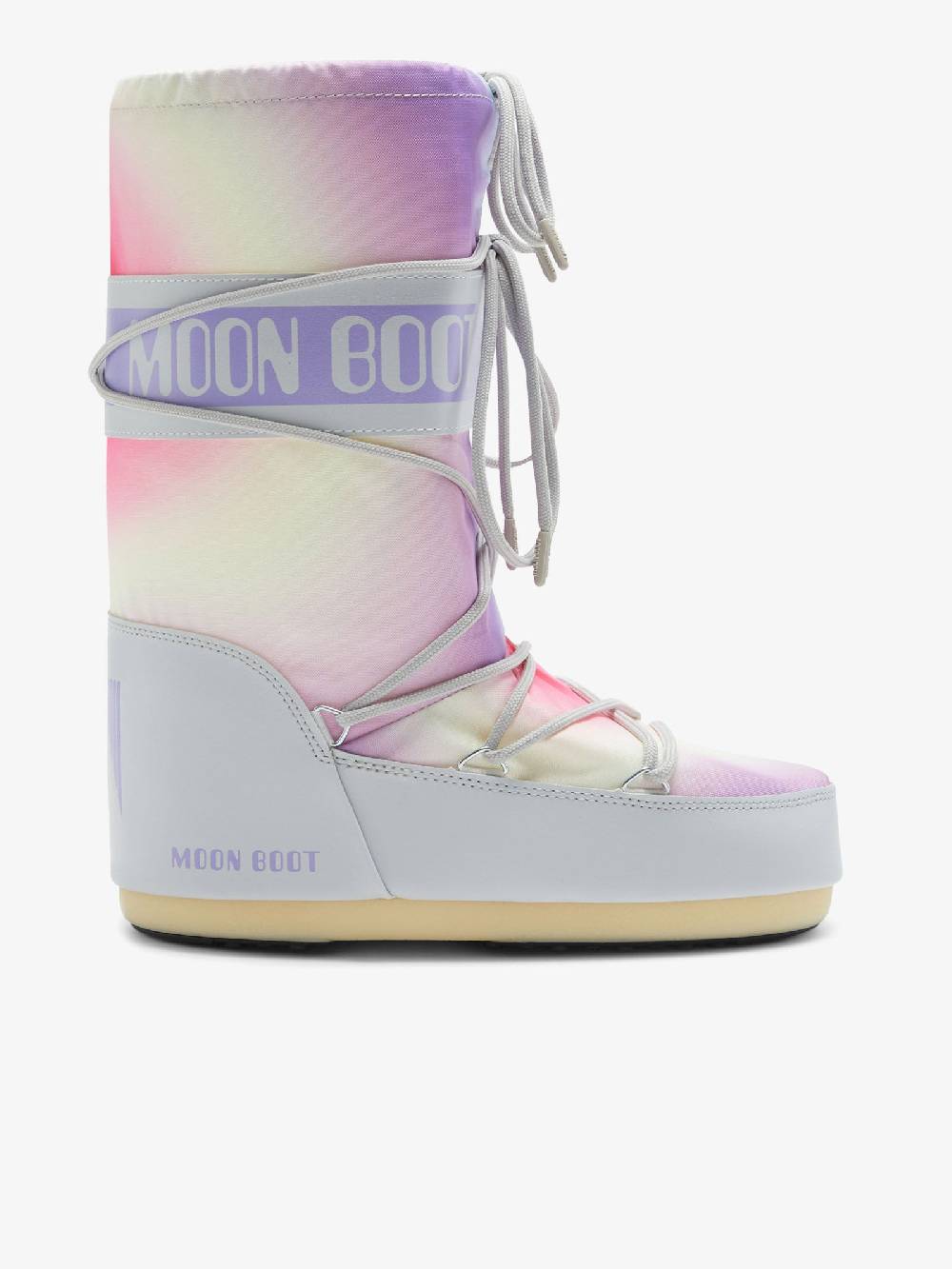 MOON BOOT Stivali Icon Tie-Dye donna 002 ghiacciaio grigio