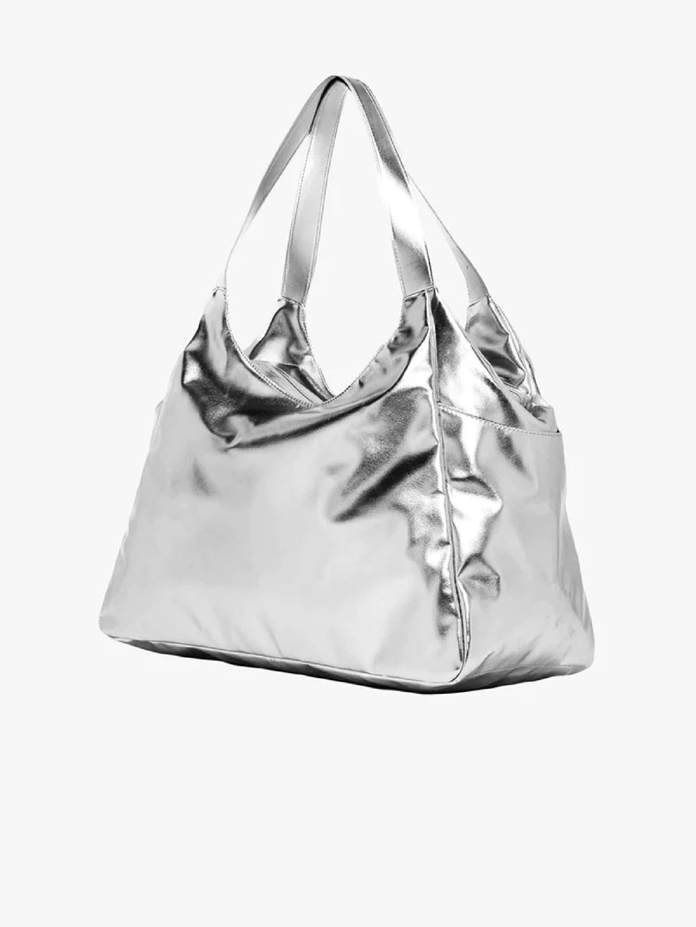 SUNDEK Borsa A Spalla CHEL BAG Donna Argento