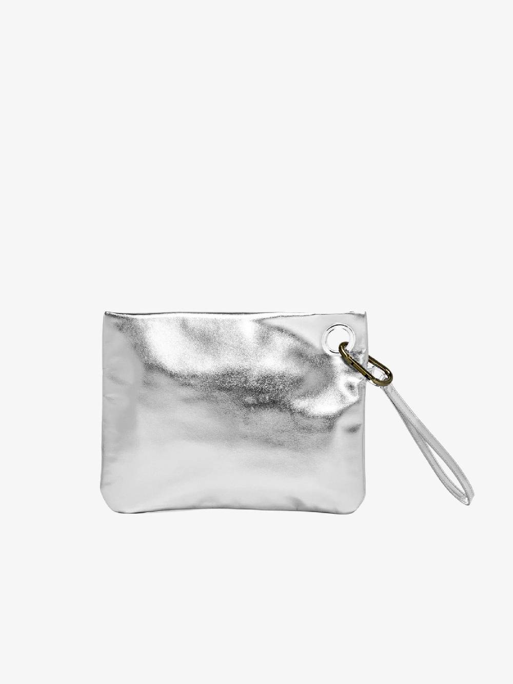 SUNDEK Pochette Clutch Donna Argento