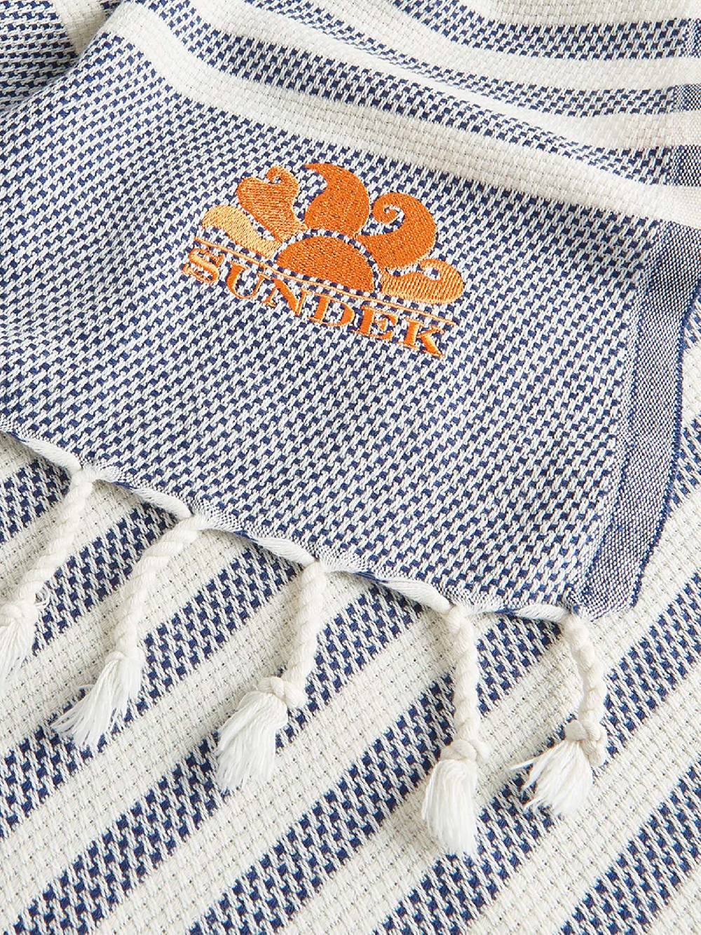 SUNDEK Teli Mare Unisex Jacquard Towel Blu