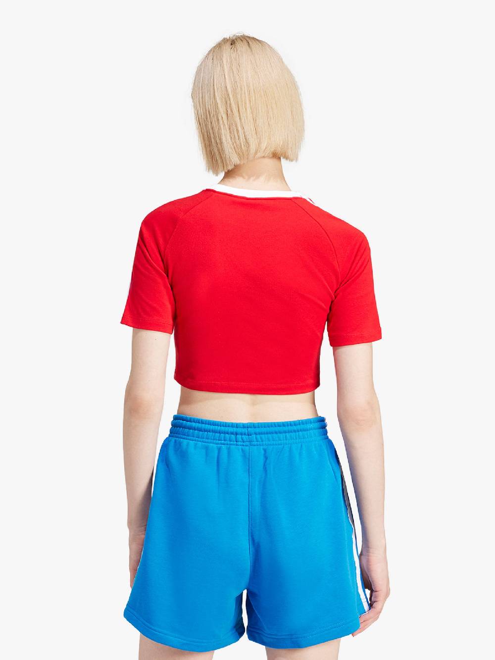 ADIDAS T-shirt 3-Stripes Baby IP0665 Donna Cotone Rosso