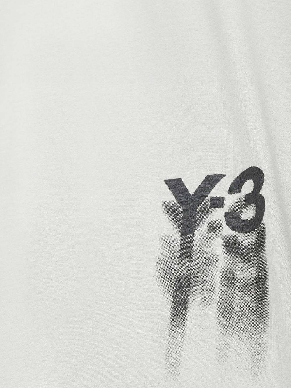 Y-3 T-Shirt A Maniche Corte Ampia Graphic IZ3123 Unisex Bianco