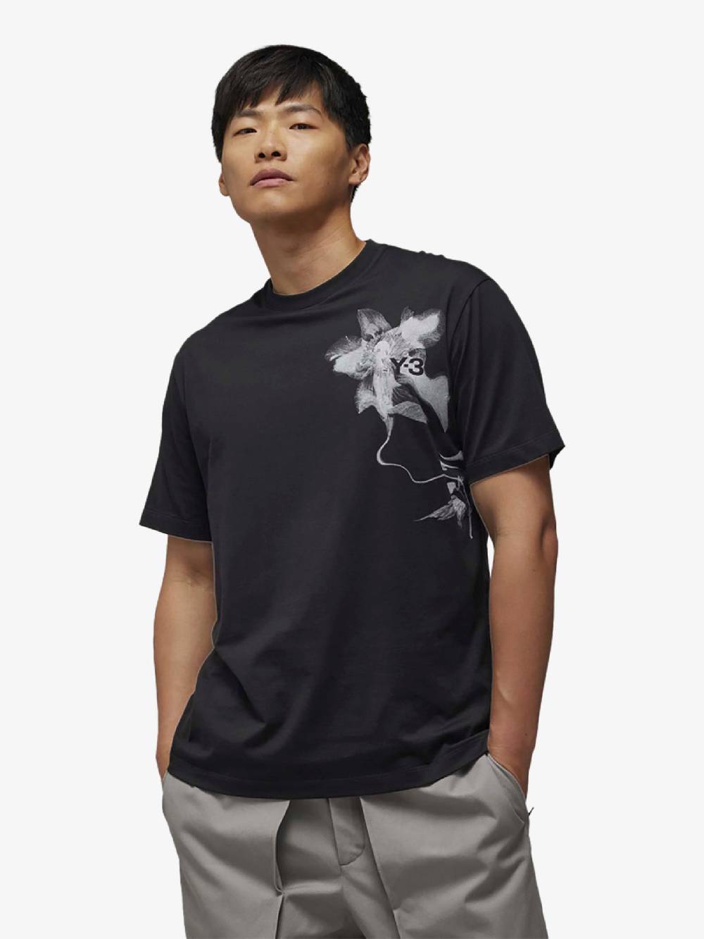 Y-3 T-Shirt A Maniche Corte Graphic 1 IN4353 Unisex Nero