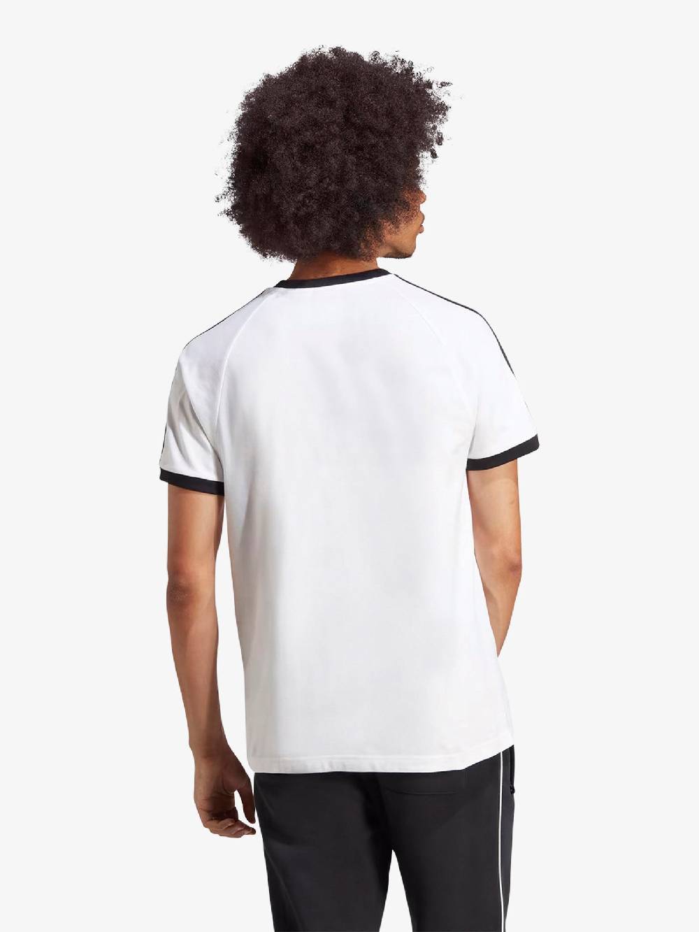 ADIDAS T-shirt Adicolor Classic 3-Stripes Uomo Bianco/nero