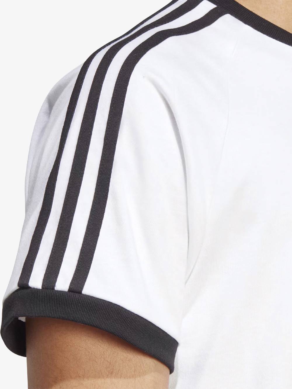 ADIDAS T-shirt Adicolor Classic 3-Stripes Uomo Bianco/nero