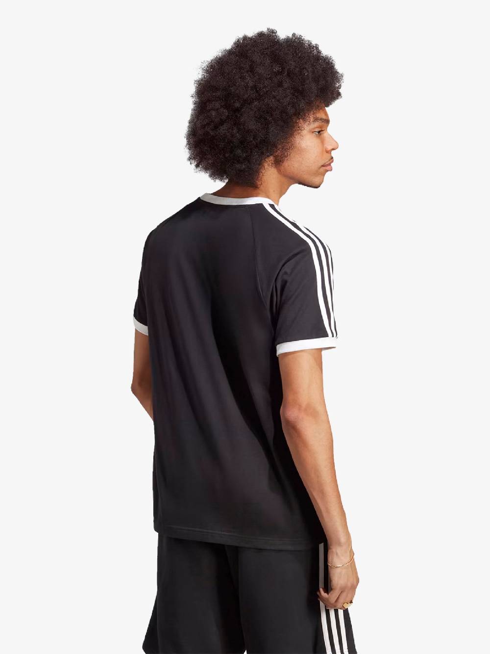 ADIDAS T-shirt Adicolor Classic 3-Stripes Uomo Nero/bianco