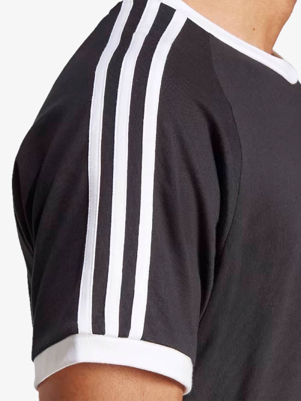 ADIDAS T-shirt Adicolor Classic 3-Stripes Uomo Nero/bianco