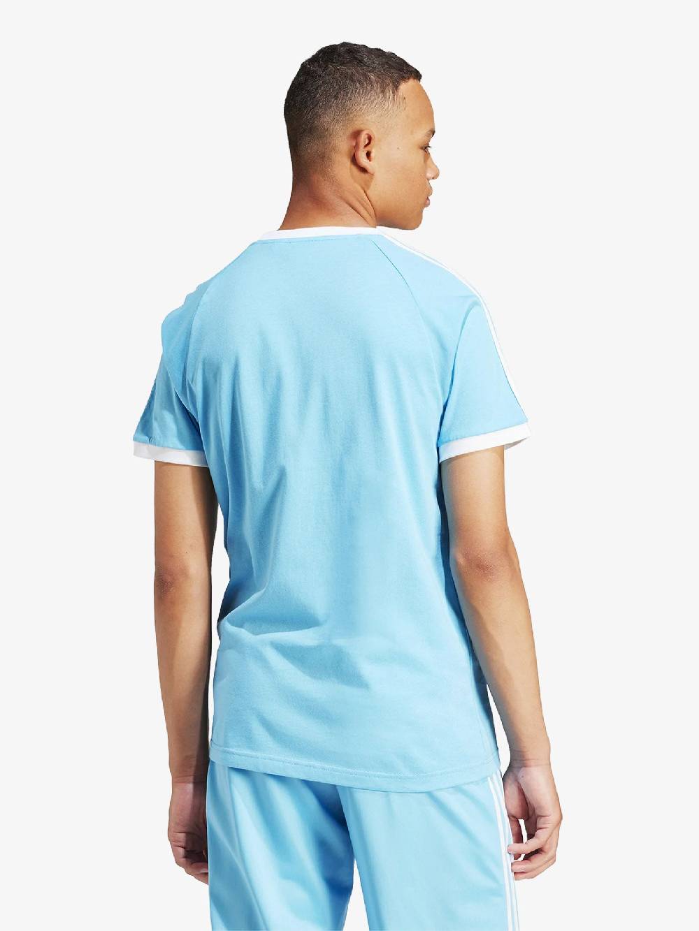 ADIDAS T-shirt ADICOLOR CLASSICS 3-STRIPES IM9392 Uomo Cotone Azzurro