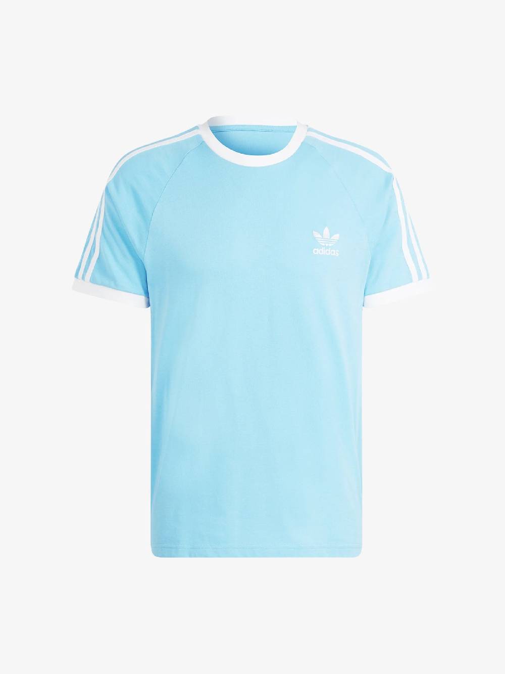 ADIDAS T-shirt ADICOLOR CLASSICS 3-STRIPES IM9392 uomo cotone azzurro