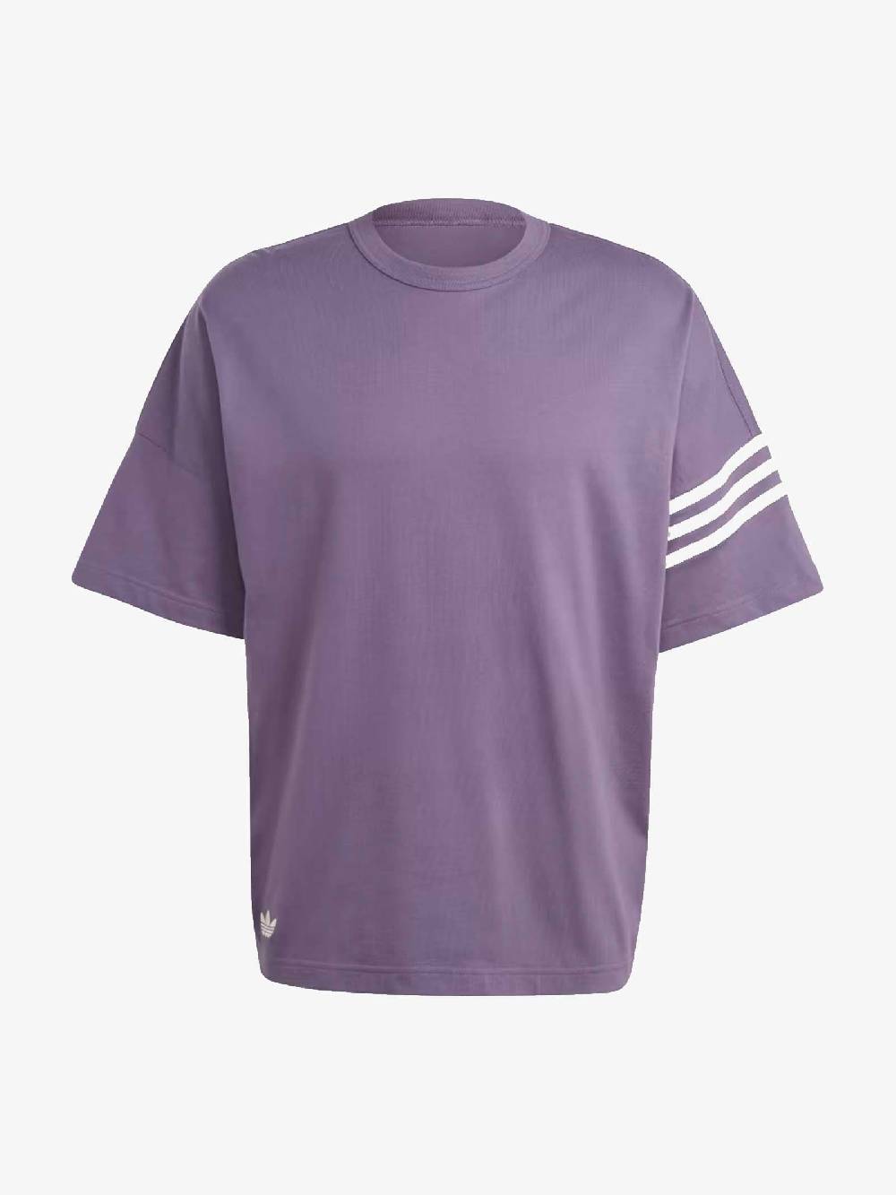 ADIDAS T-shirt Adicolor Neuclassics IN4674 uomo in cotone viola