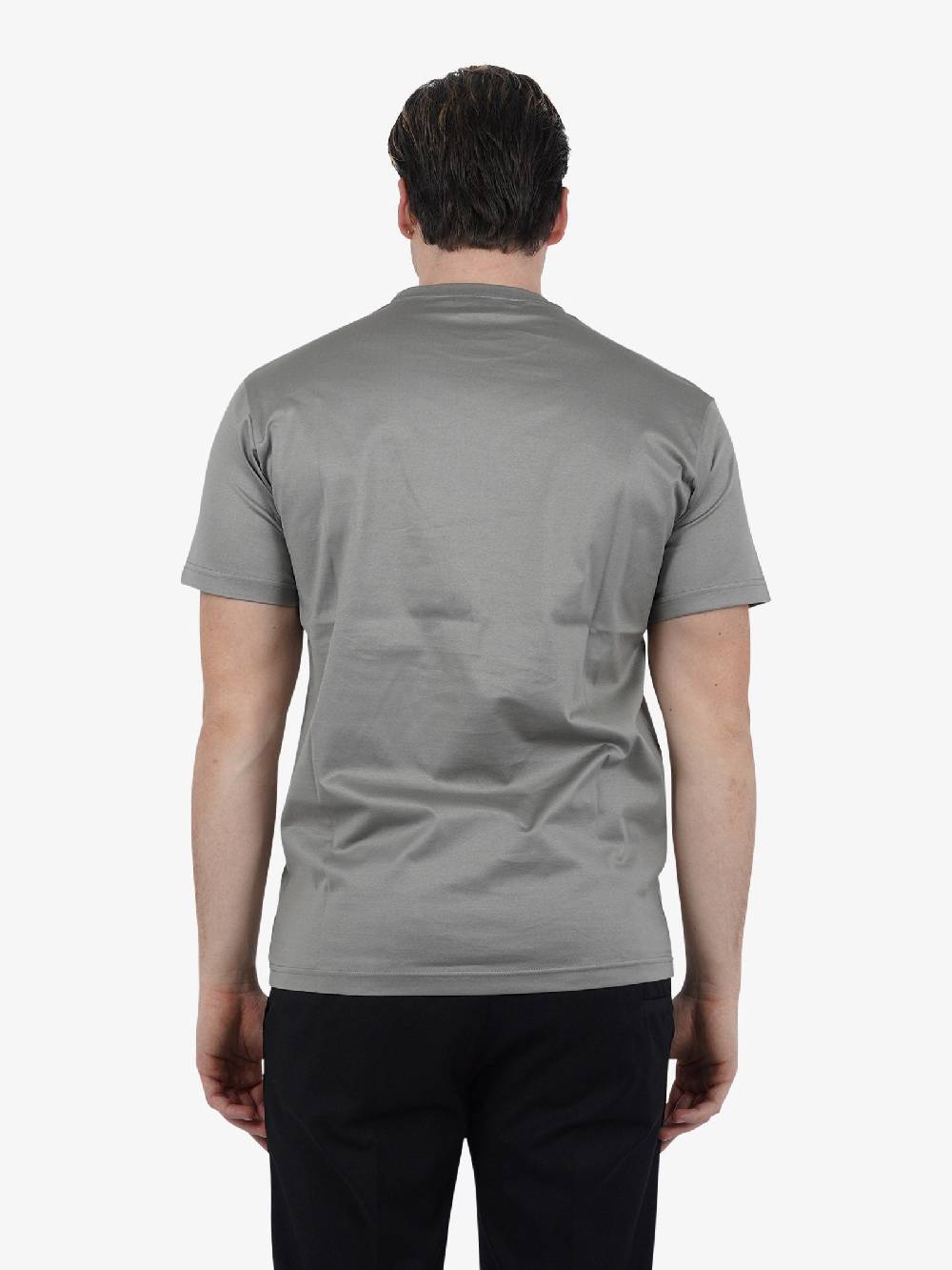 LOW BRAND T-shirt B150 Rose Con Ricamo L1TSS246498 Uomo Cotone Grigio