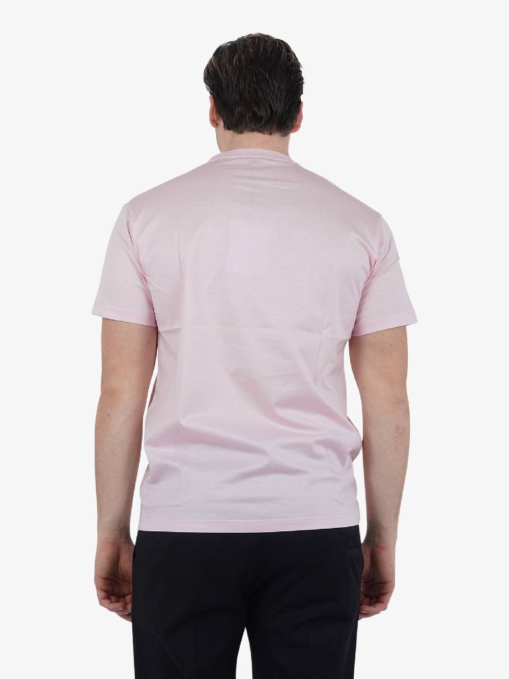 LOW BRAND T-shirt B150 Rose Con Ricamo L1TSS246498 Uomo Cotone Rosa