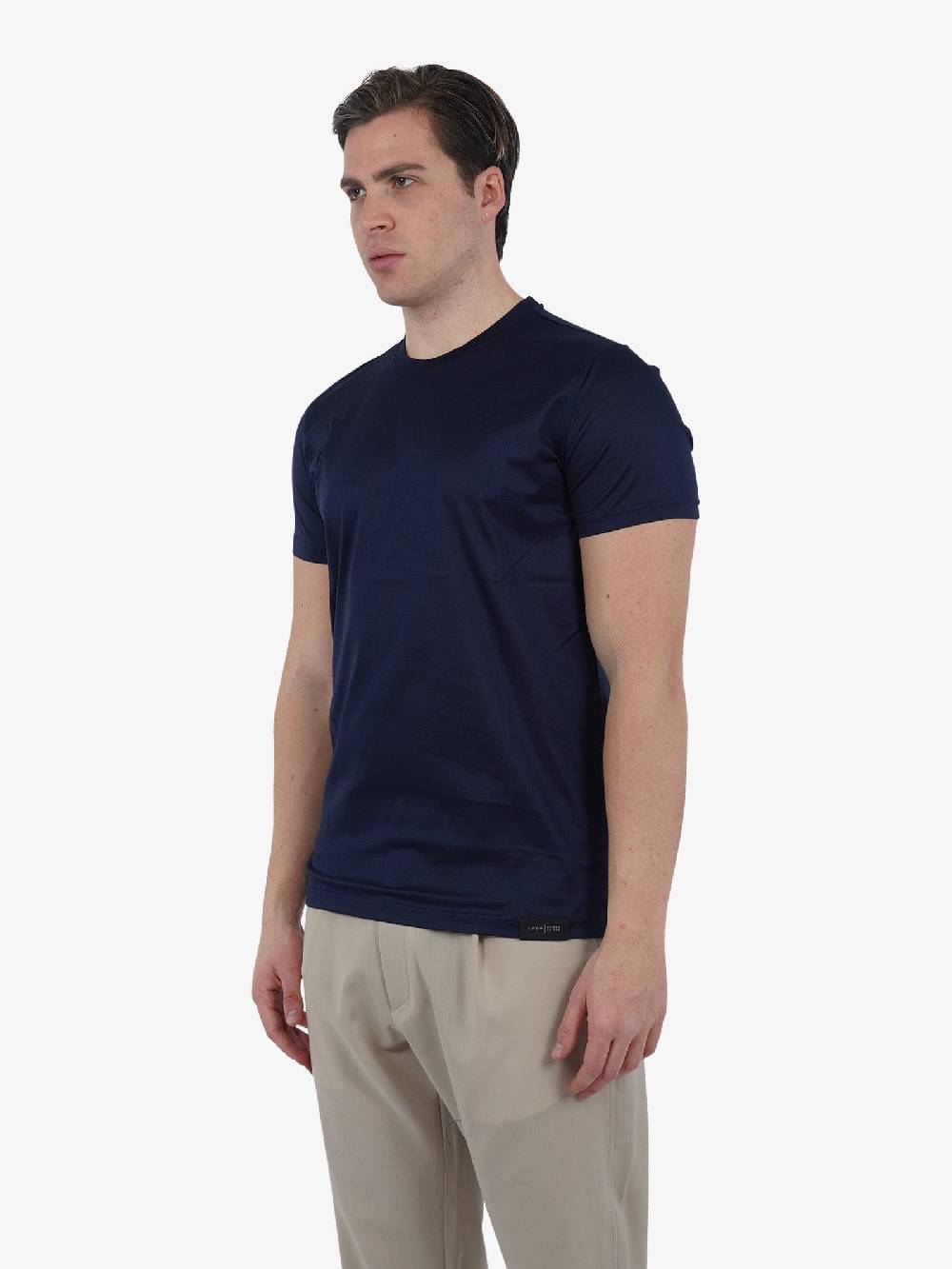 LOW BRAND T-shirt B173 L1TSS246507 Uomo Cotone Filo Di Scozia Blu