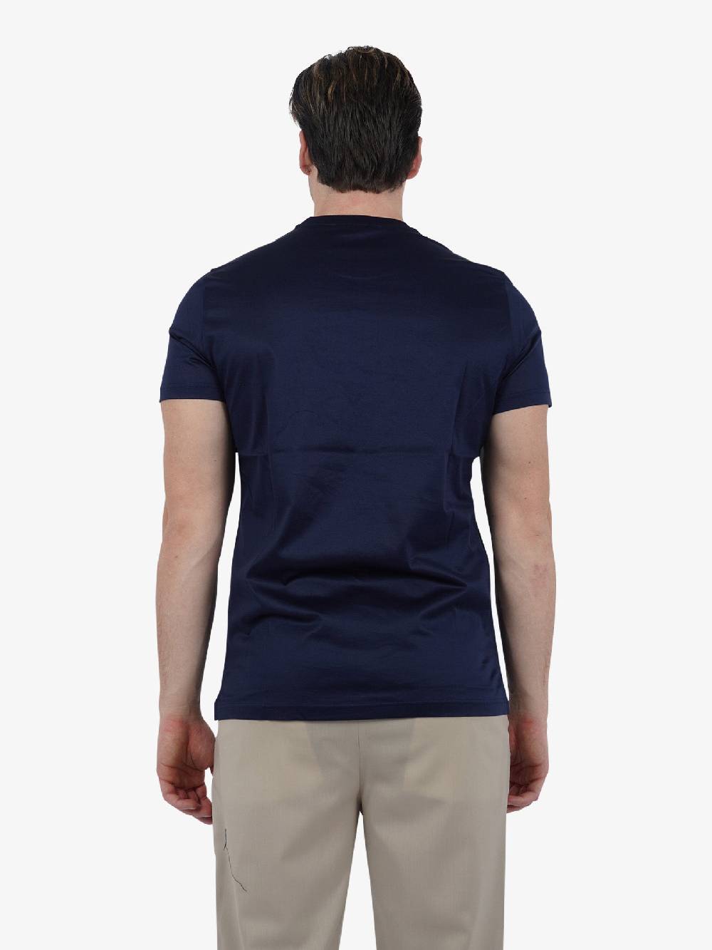 LOW BRAND T-shirt B173 L1TSS246507 Uomo Cotone Filo Di Scozia Blu