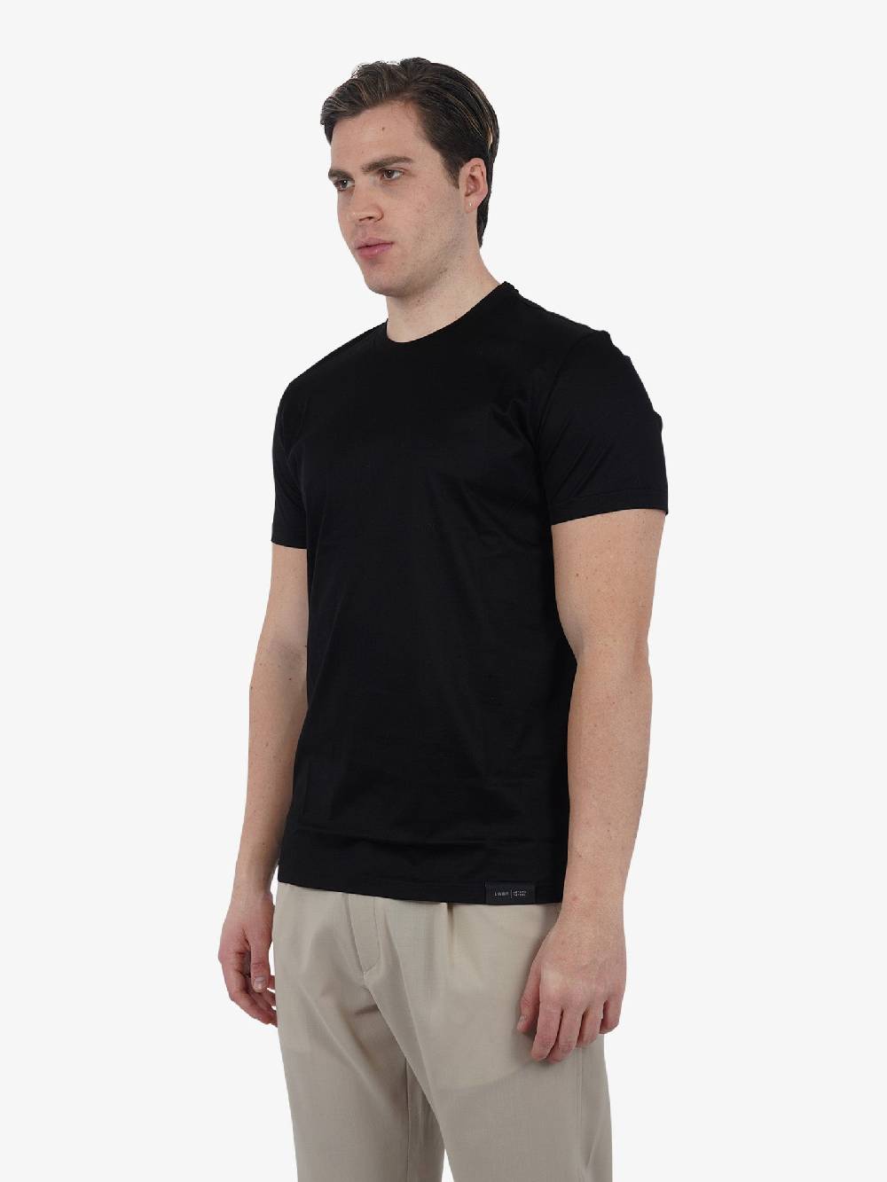 LOW BRAND T-shirt B173 L1TSS246507 Uomo Cotone Filo Di Scozia Nero