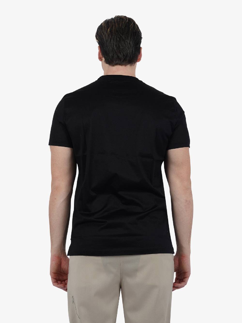 LOW BRAND T-shirt B173 L1TSS246507 Uomo Cotone Filo Di Scozia Nero