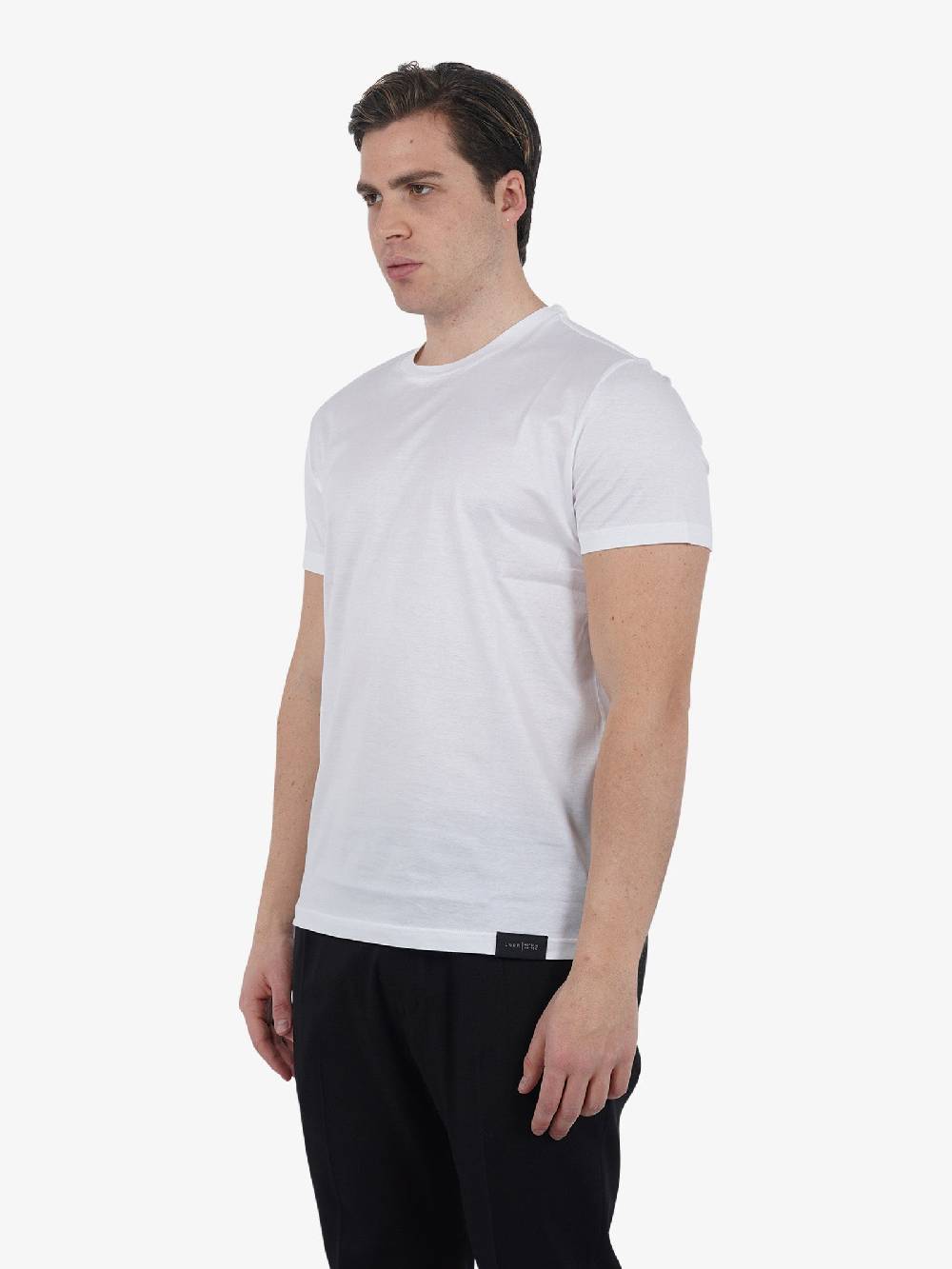 LOW BRAND T-shirt B173 L1TSS246507 Uomo Cotone Filo Di Scozia Bianco
