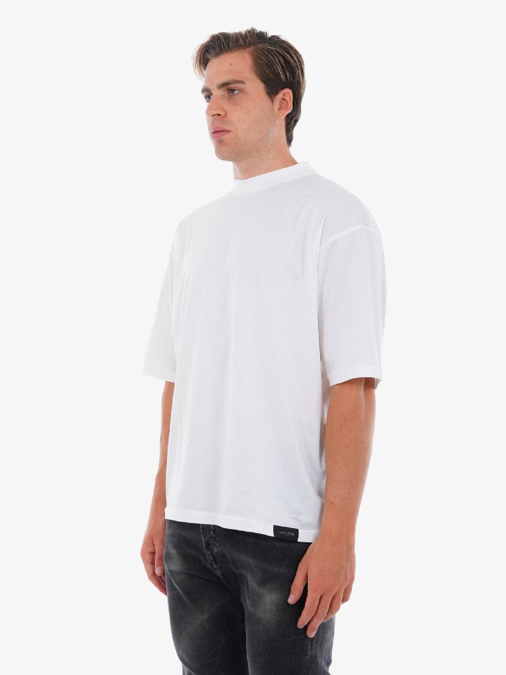 LOW BRAND T-shirt B193 Jersey Di Cotone Uomo Bianco