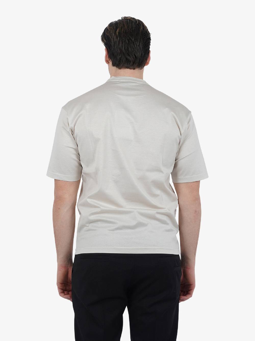 LOW BRAND T-shirt B193 Ricamo Rondine L1TSS246504 Uomo Cotone Grigio