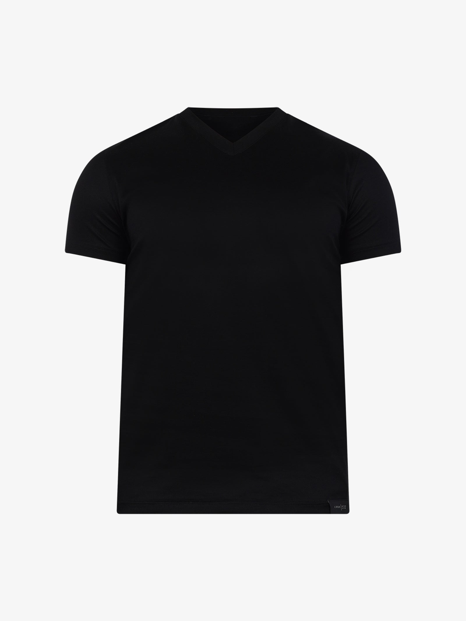 LOW BRAND T-shirt B210 V NECK Filo Di Scozia L1TSS246508 Uomo Cotone Nero