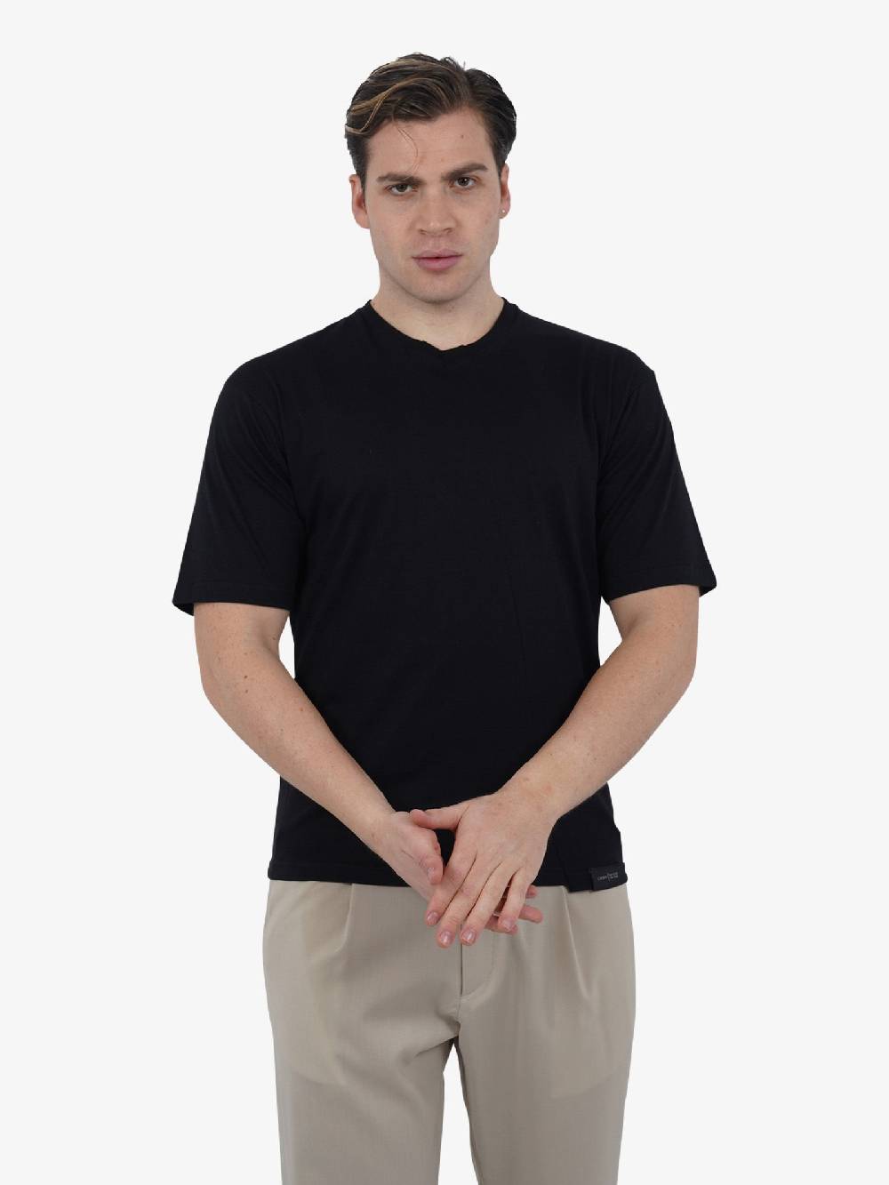 LOW BRAND T-shirt B227 Supima L1TSS246515 uomo cotone nero