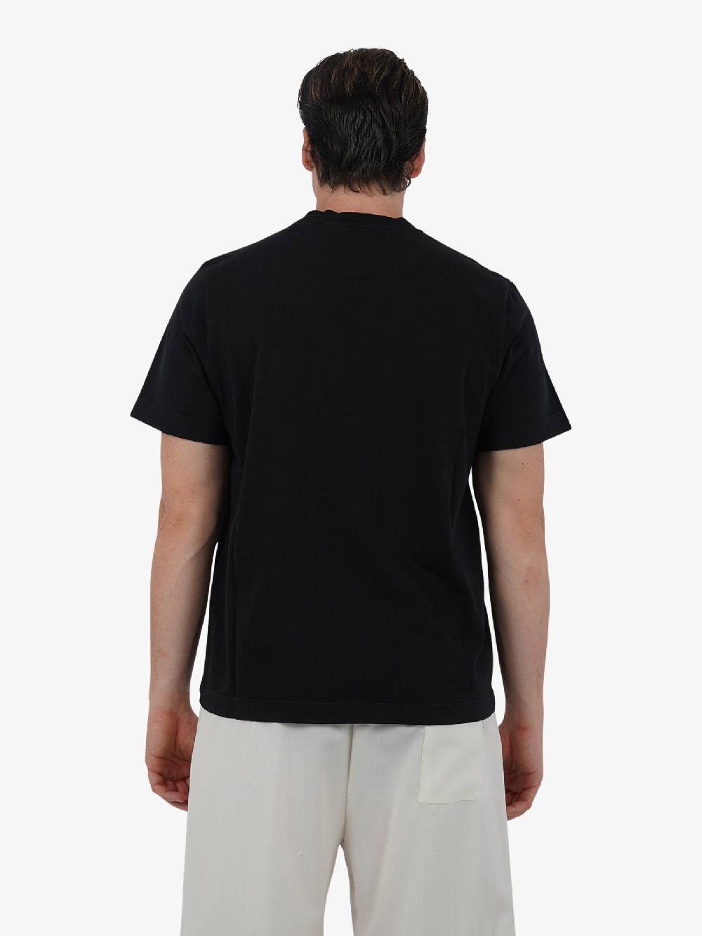 GRIFONI T-shirt Basic Con Logo GQ180036/55 Uomo Cotone Nero