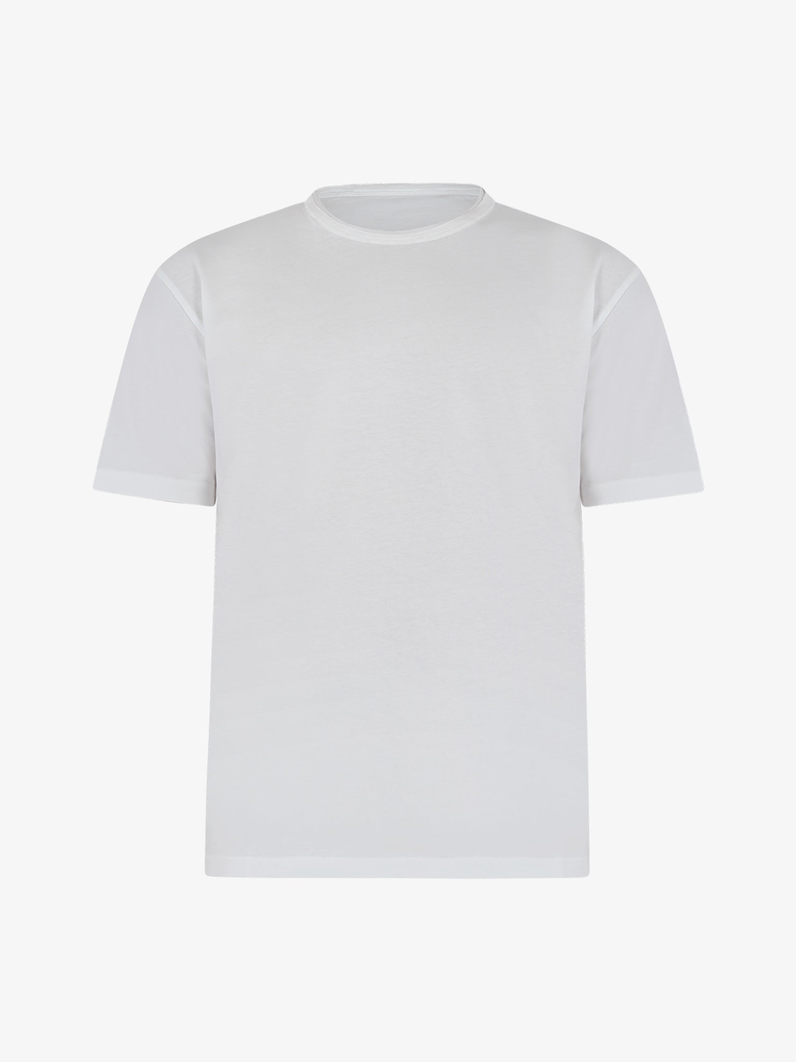 GRIFONI T-shirt Basic Con Logo Mini GQ180001/54 Uomo Cotone Bianco