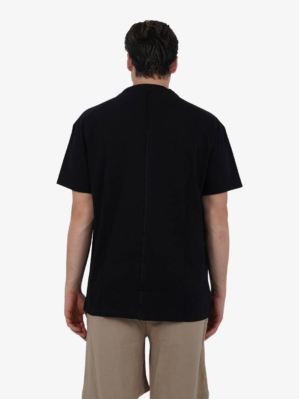 STATE OF ORDER T-shirt Con Etichetta Logo SO1TSS240004 Uomo Cotone Nero