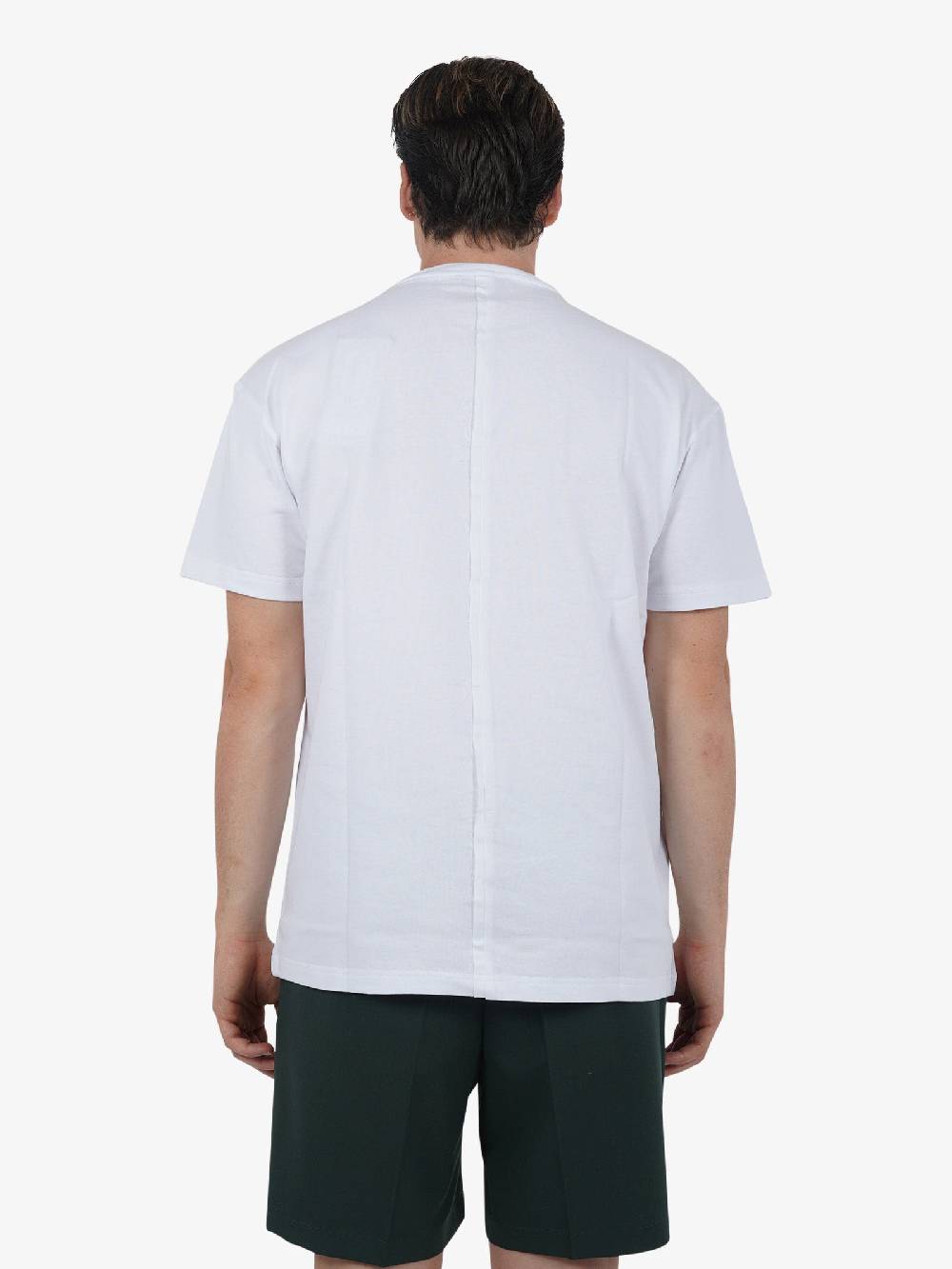 STATE OF ORDER T-shirt Con Etichetta Logo SO1TSS240004 Uomo Cotone Bianco