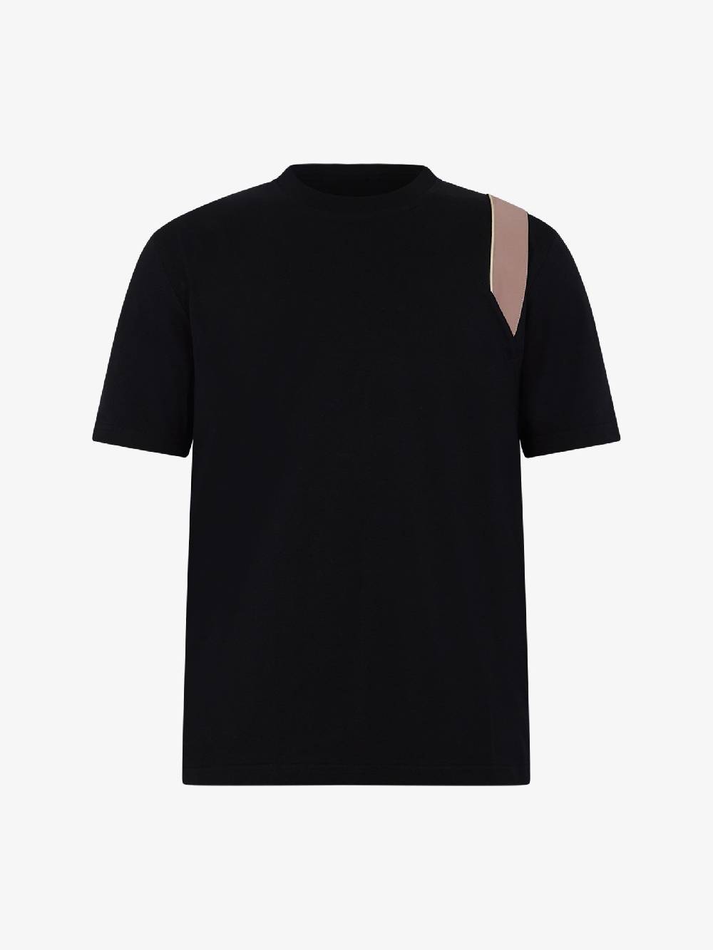 PRET A PORTER T-shirt Con Stampa Sulla Spalla M9M2699 Uomo Cotone Nero