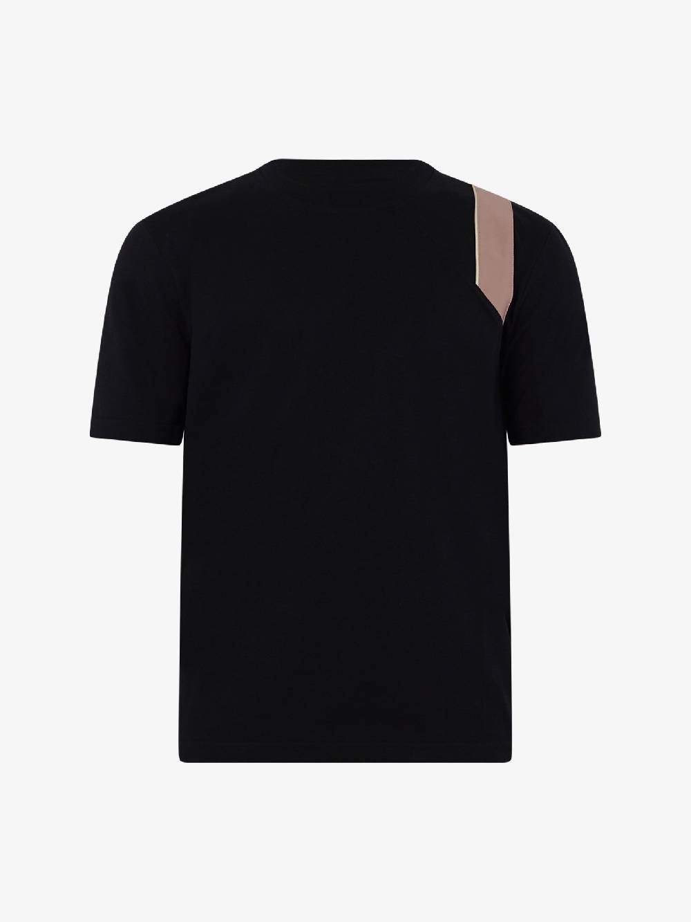 PRET A PORTER T-shirt Con Stampa Sulla Spalla M9M2699 Uomo Cotone Nero