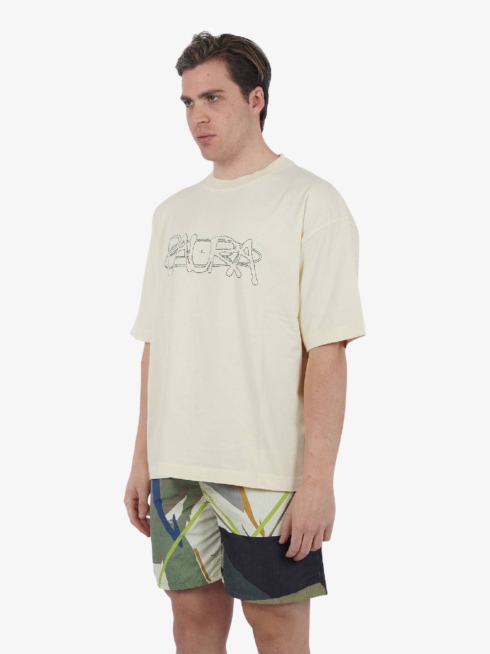 DANILO PAURA T-shirt COSTA 11DP10060207101 Uomo Cotone Panna