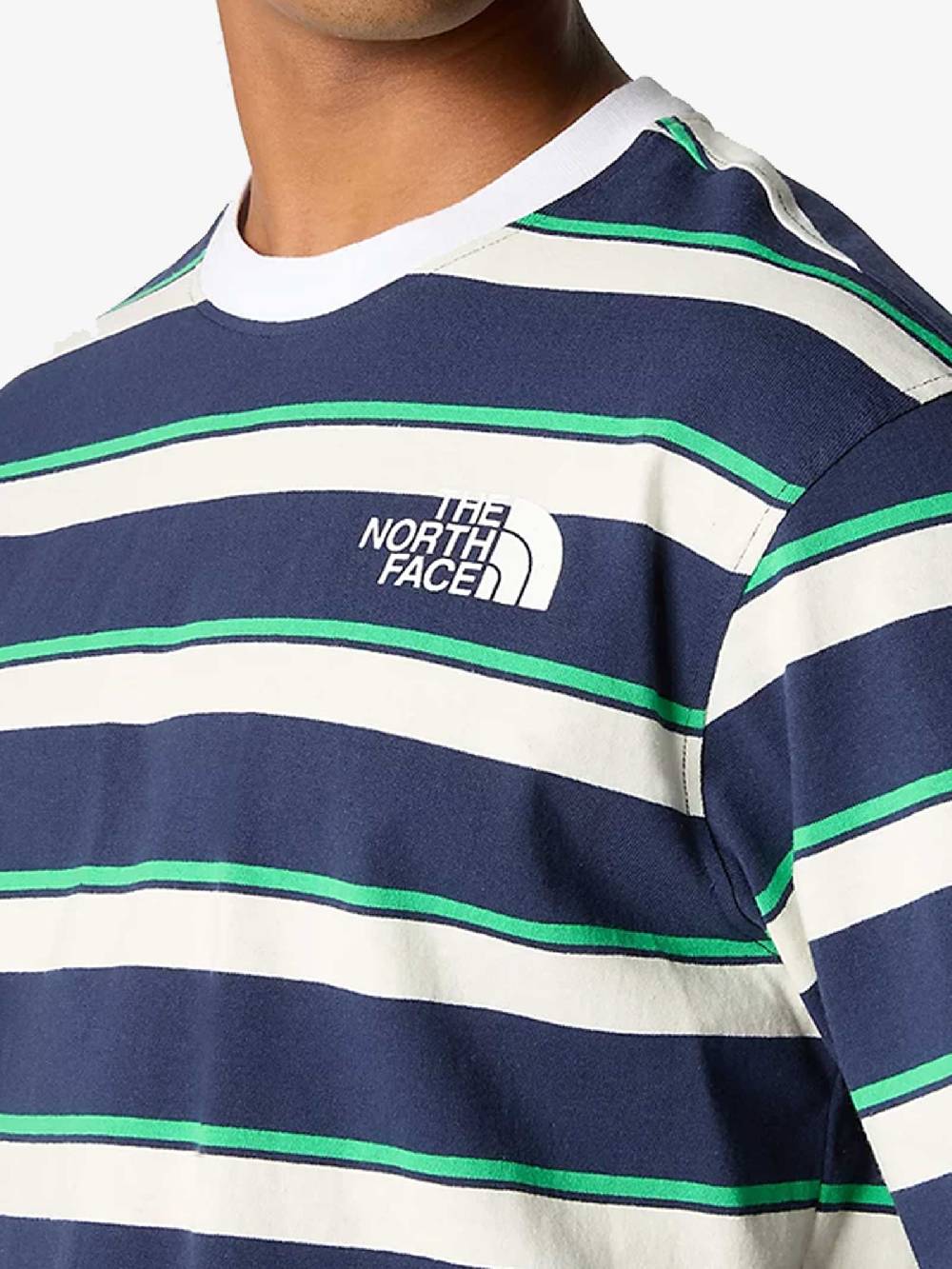 THE NORTH FACE T-shirt Easy TNF 7ZZ2 Uomo Cotone Verde