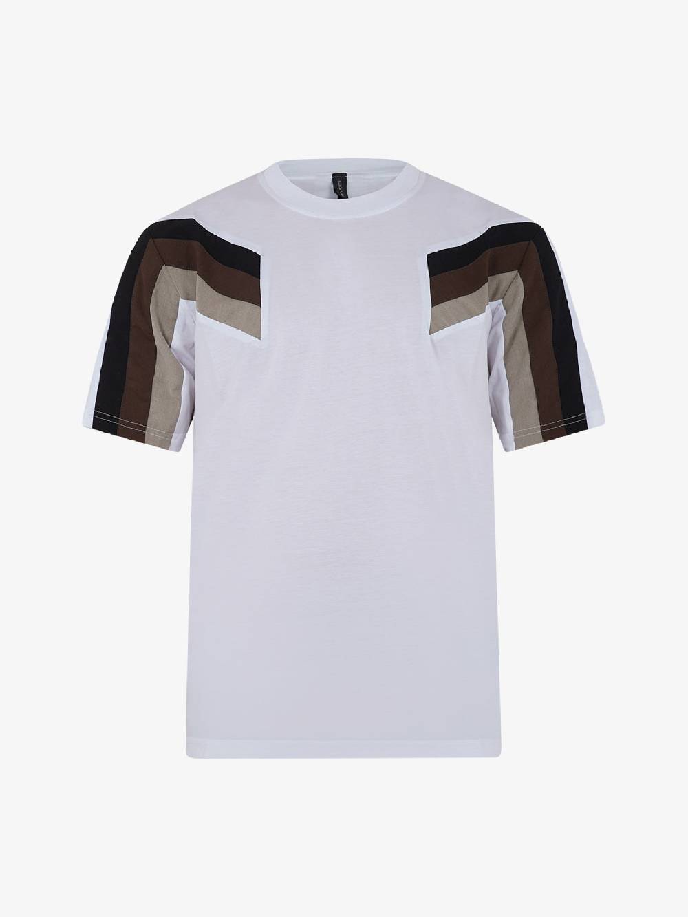 PRET A PORTER T-shirt Girocollo Con Stampa M9M2752 Uomo Cotone Bianco