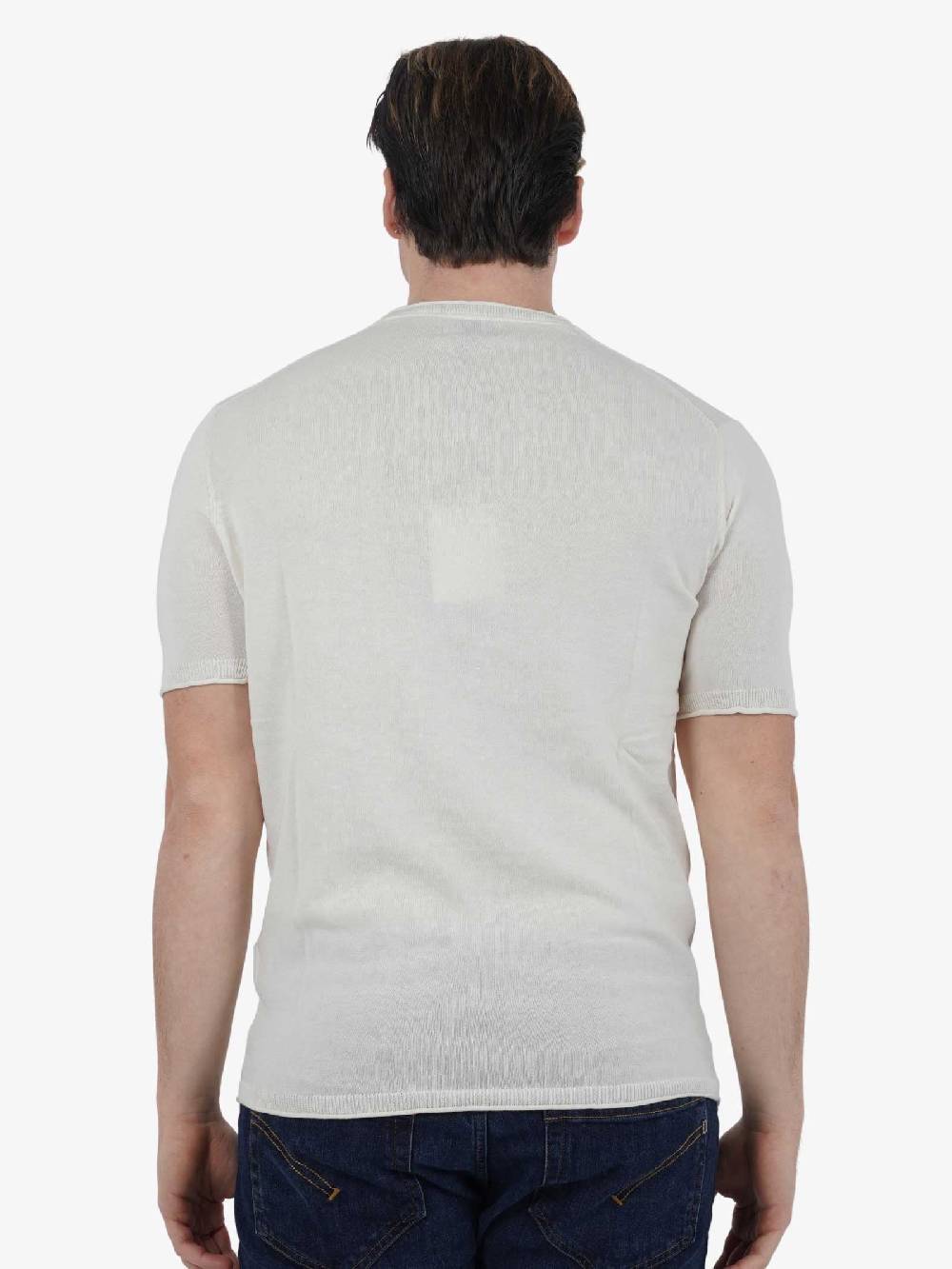 SSEINSE T-shirt Girocollo M/M ME2713SS Uomo Cotone Panna