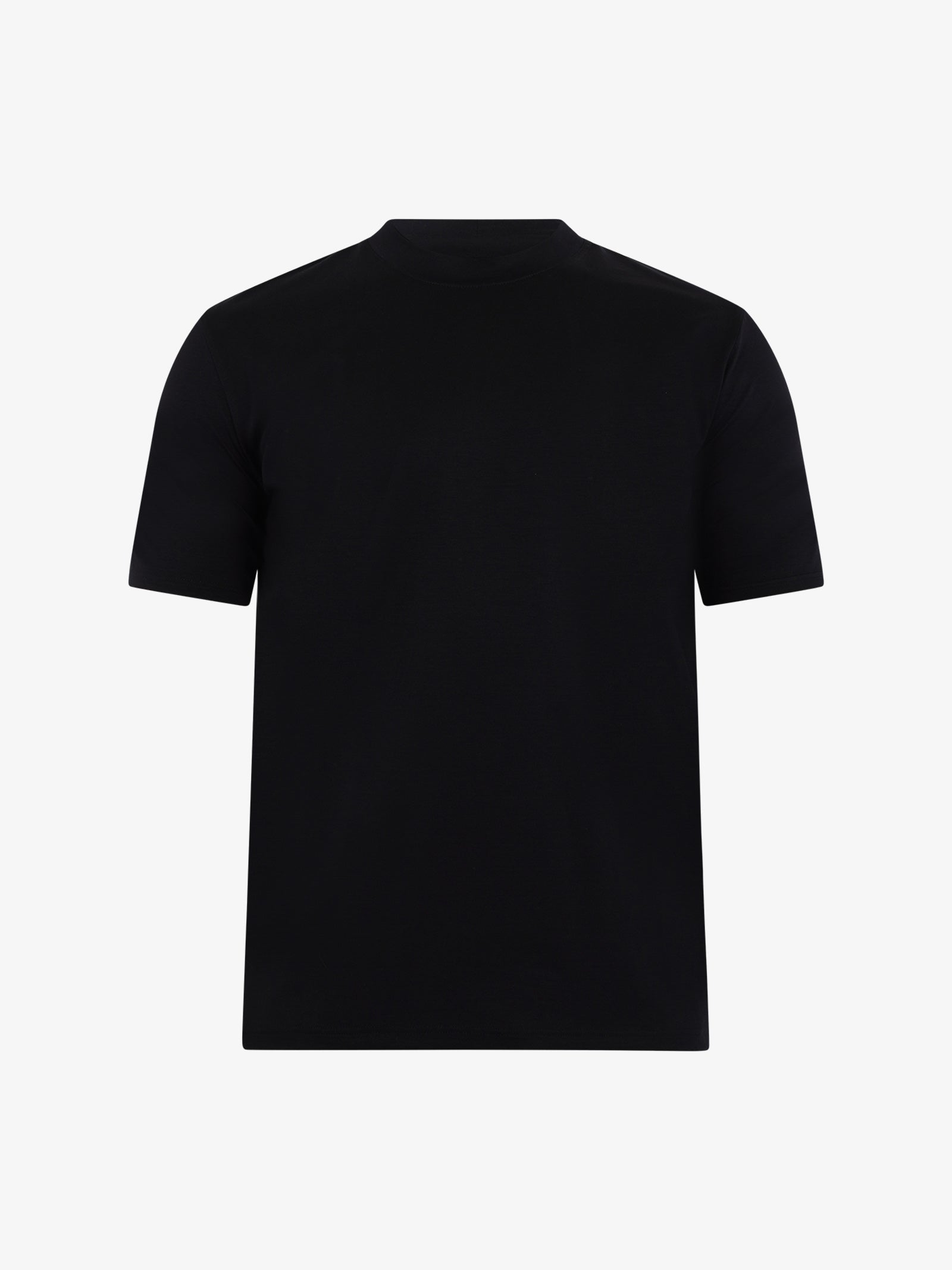 YES LONDON T-shirt Girocollo XM4090 Uomo Cotone Nero