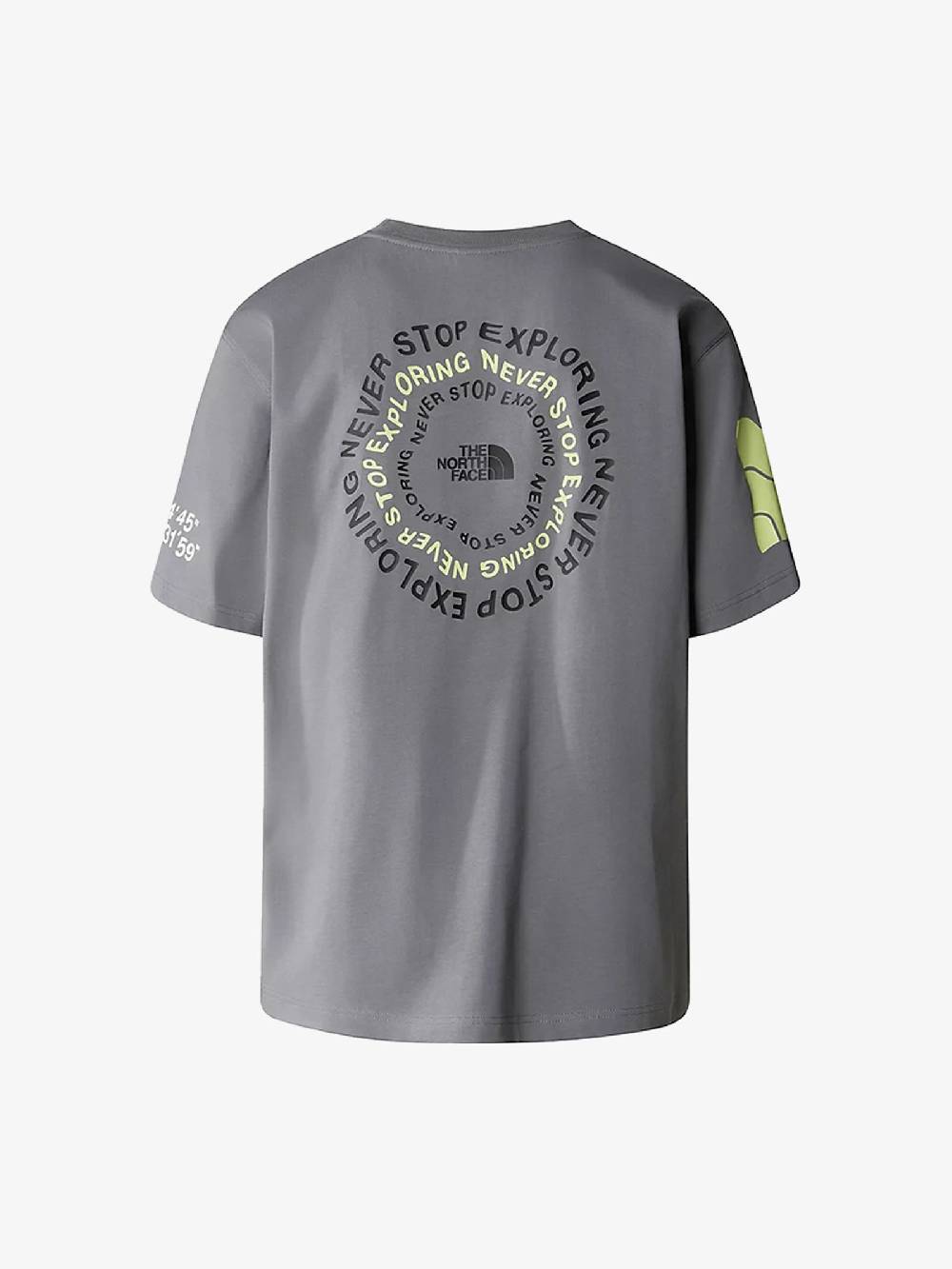 THE NORTH FACE T-shirt GRAPHIC NSE 87F6 Uomo Cotone Grigio