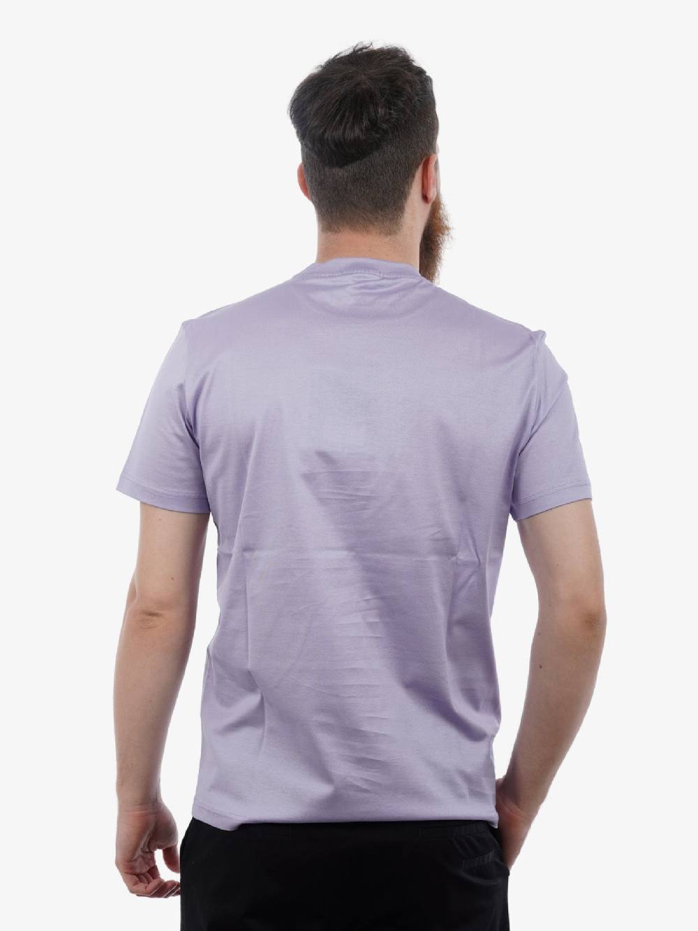 LOW BRAND T-shirt In Cotone Lilla Basic Jersey Mercer Uomo