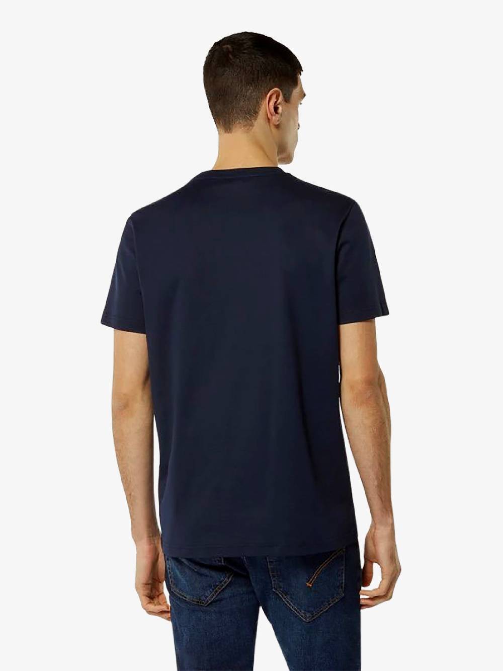 DONDUP T-shirt In Jersey US198 JF0271U ZL4 DU Uomo Cotone Blu