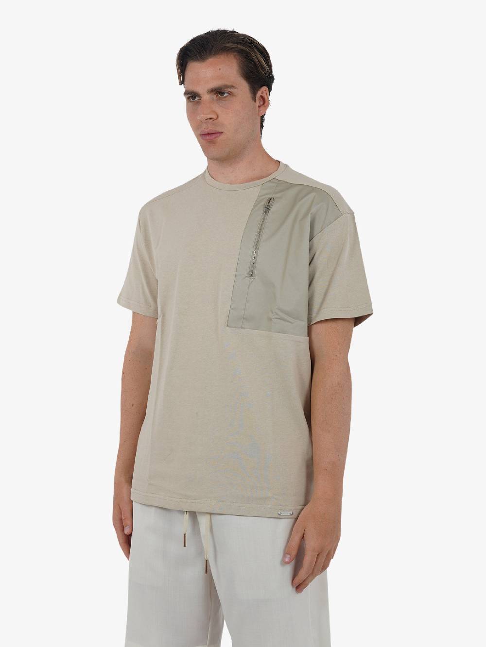 STATE OF ORDER T-shirt Lazo SO1TSS240006 Uomo Cotone Beige