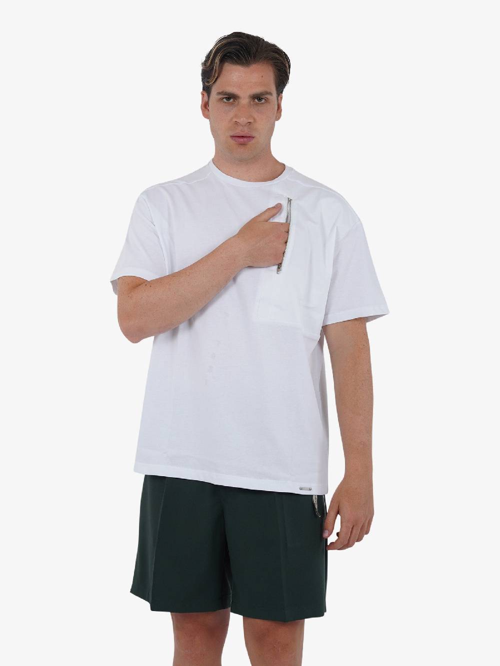 STATE OF ORDER T-shirt Lazo SO1TSS240006 uomo cotone bianco