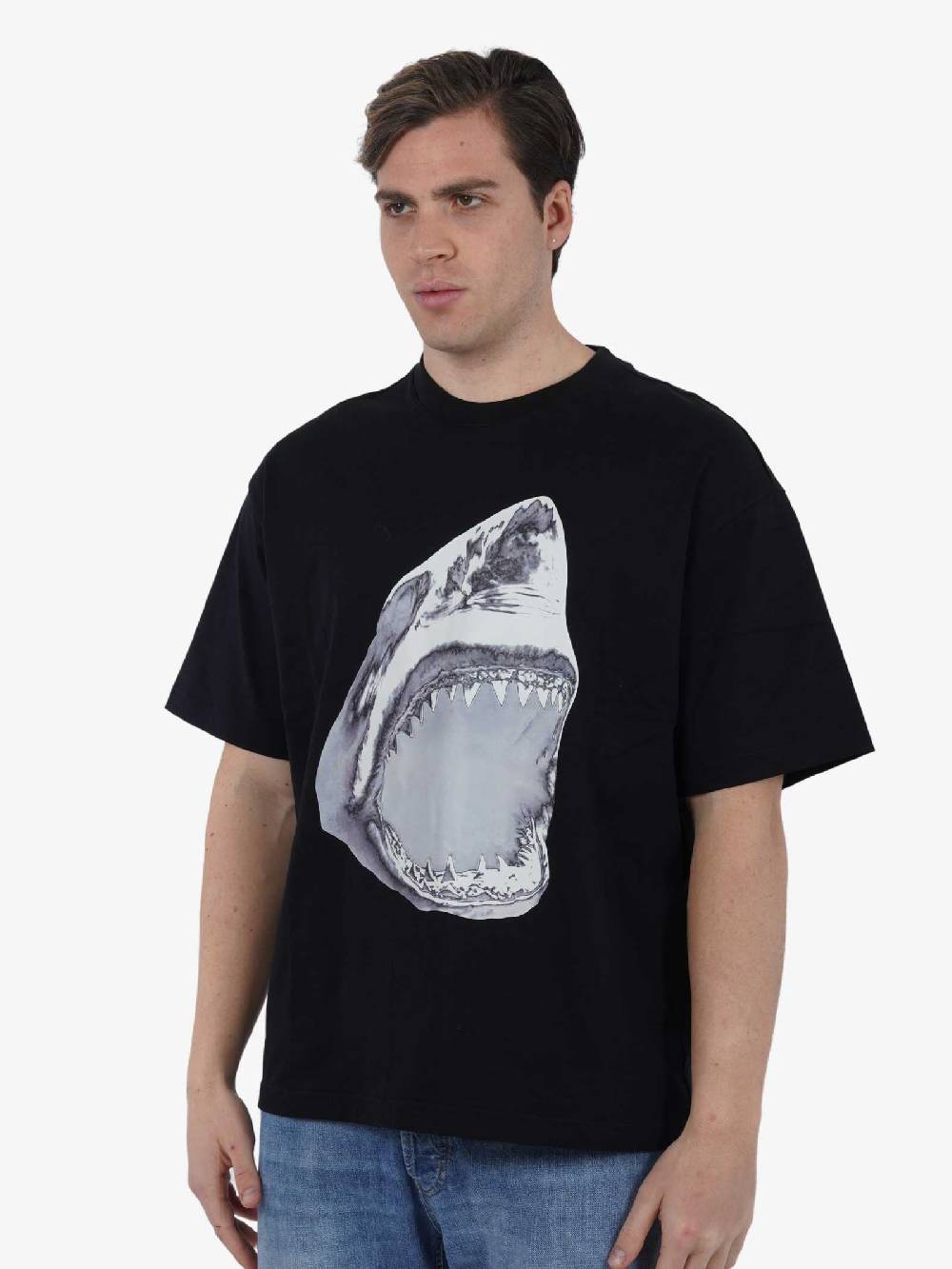ACUPUNCTURE T-shirt MACKEREL SHARK Uomo Cotone Nero
