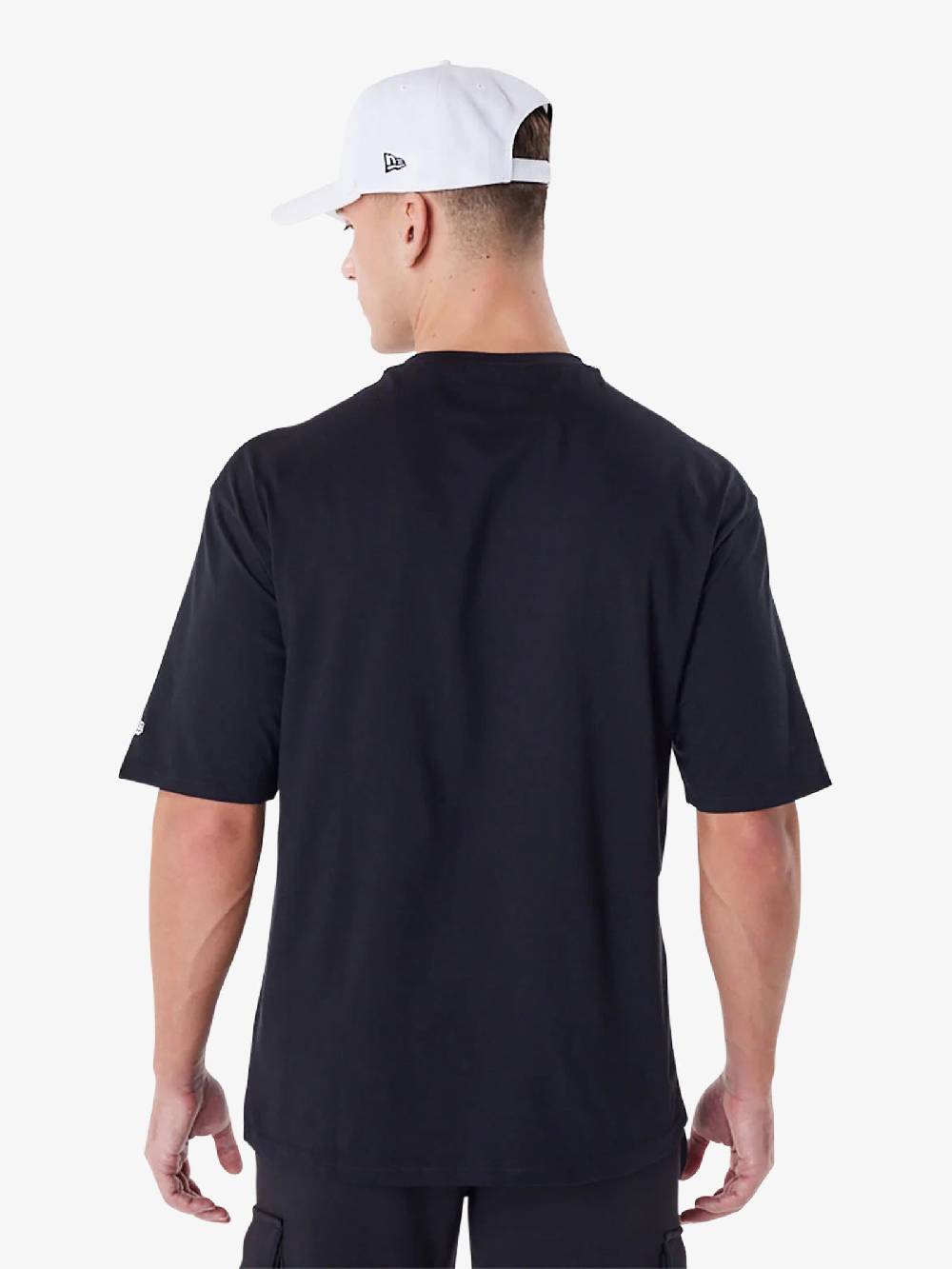 NEW ERA T-shirt Oversize LA Dodgers MLB Essential 60416724 Uomo Cotone Nero