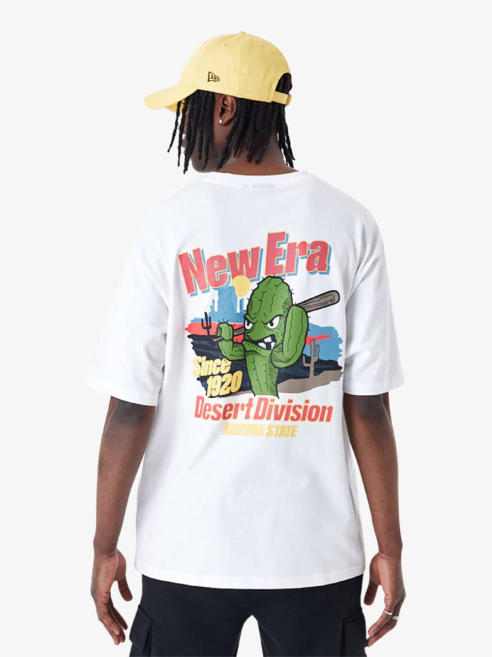 NEW ERA T-shirt Oversize New Era Character Graphic 60435370 Uomo Cotone Bianco